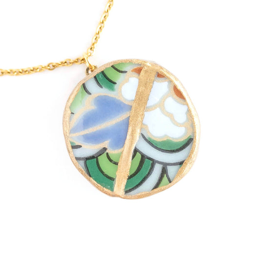 Ware Necklace-Kintsugi jewelry-Japanese pottery jewelry-JAPONICA