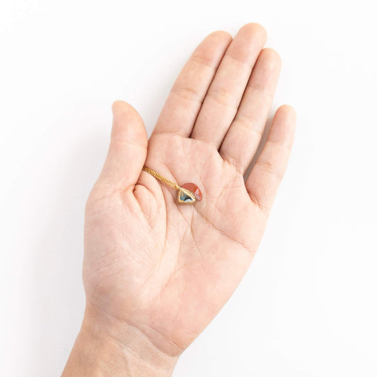 Red Jasper Necklace-Kintsugi jewelry-Japanese pottery jewelry-JAPONICA