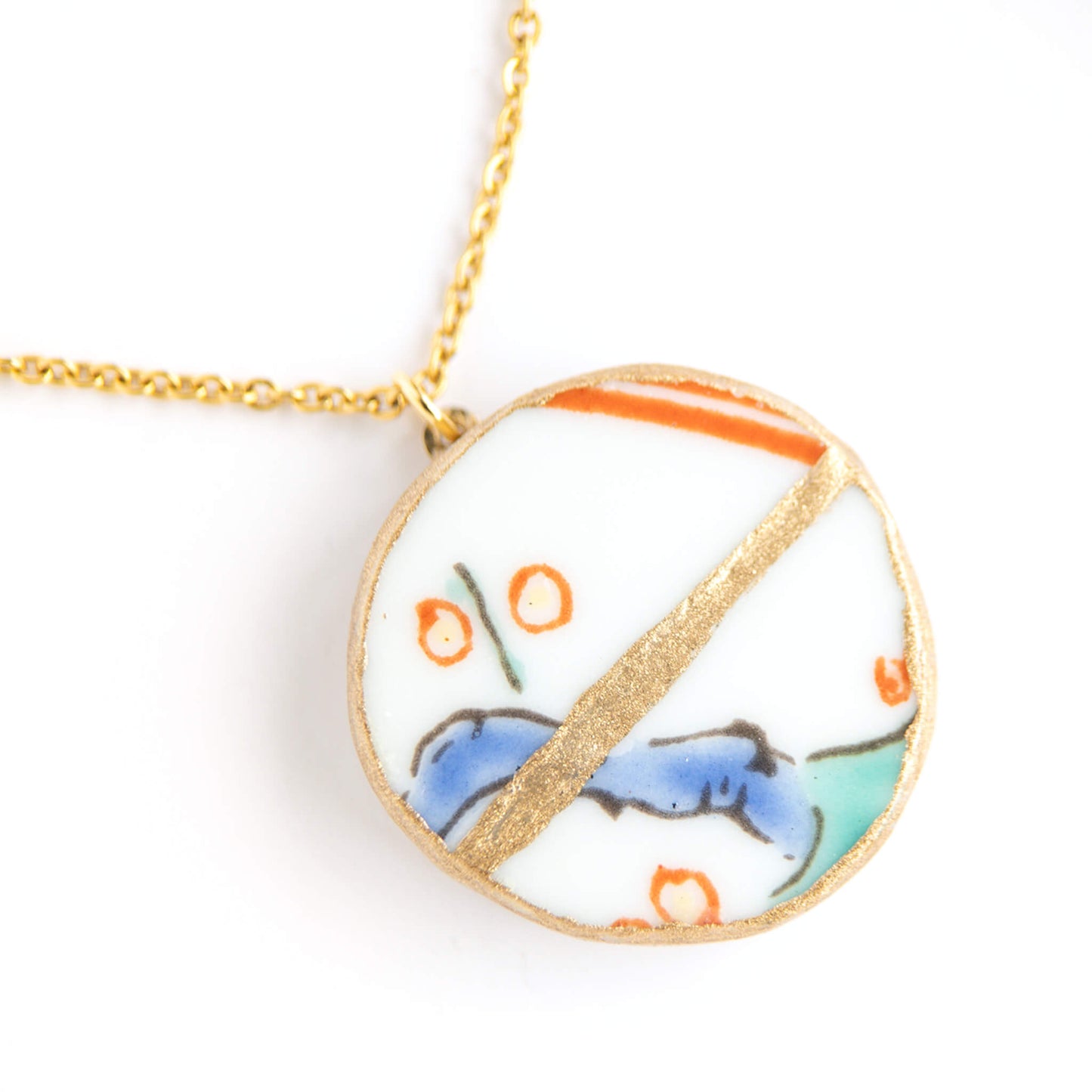 Ware Necklace-Kintsugi jewelry-Japanese pottery jewelry-JAPONICA