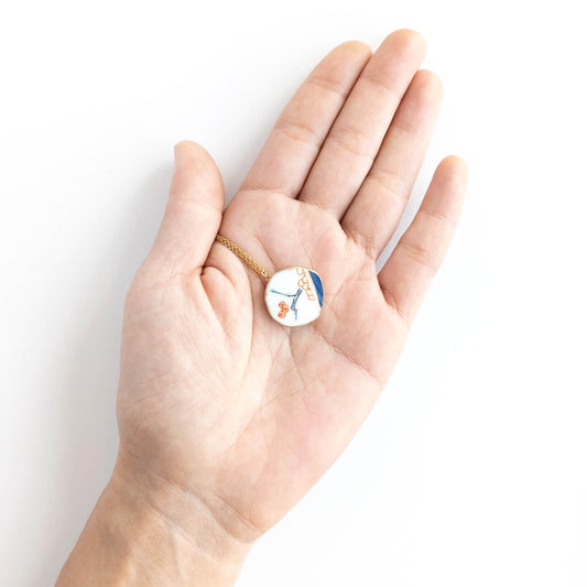 Yobitsugi Necklace-Kintsugi jewelry-Japanese pottery jewelry-JAPONICA