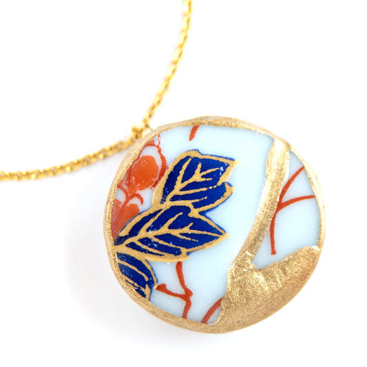 Kake Necklace-Kintsugi jewelry-Japanese pottery jewelry-JAPONICA