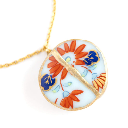 Ware Necklace-Kintsugi jewelry-Japanese pottery jewelry-JAPONICA