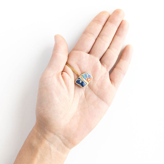 Yobitsugi Necklace-Kintsugi jewelry-Japanese pottery jewelry-JAPONICA