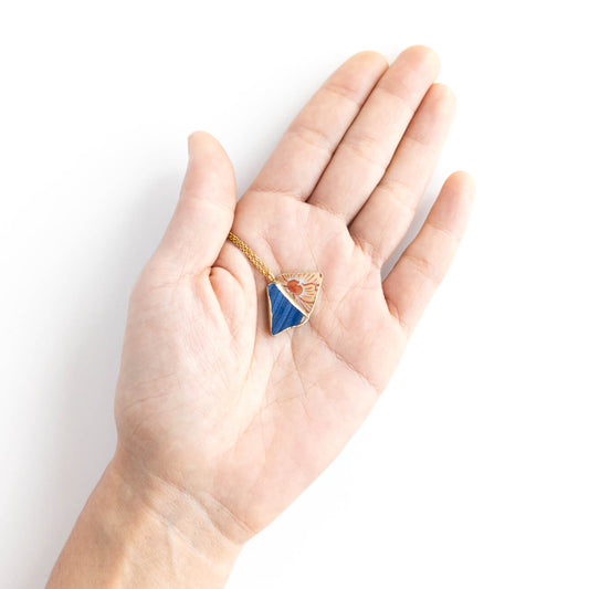 Yobitsugi Necklace-Kintsugi jewelry-Japanese pottery jewelry-JAPONICA