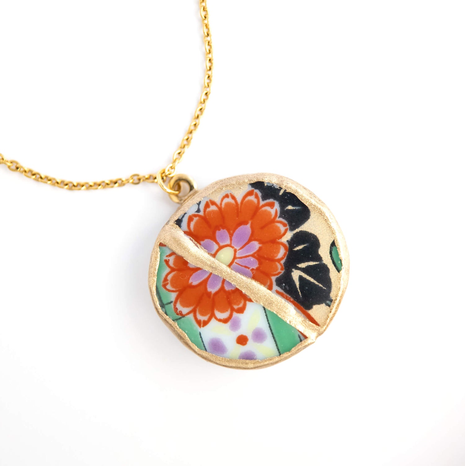 Ware Necklace-Kintsugi jewelry-Japanese pottery jewelry-JAPONICA