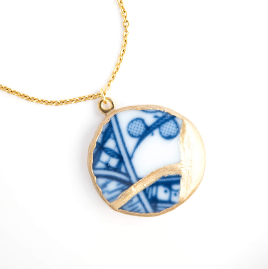 Ware Necklace-Kintsugi jewelry-Japanese pottery jewelry-JAPONICA