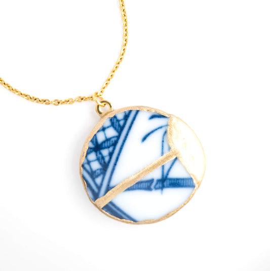 Ware Necklace-Kintsugi jewelry-Japanese pottery jewelry-JAPONICA