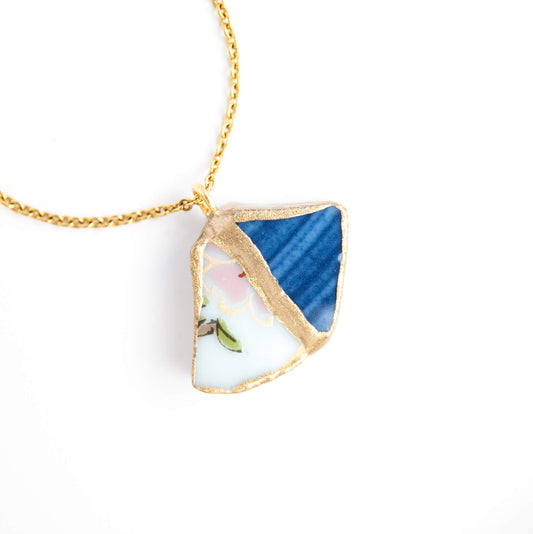 Yobitsugi Necklace-Kintsugi jewelry-Japanese pottery jewelry-JAPONICA