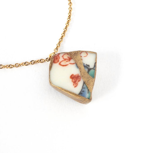 Ware Necklace-Kintsugi jewelry-Japanese pottery jewelry-JAPONICA