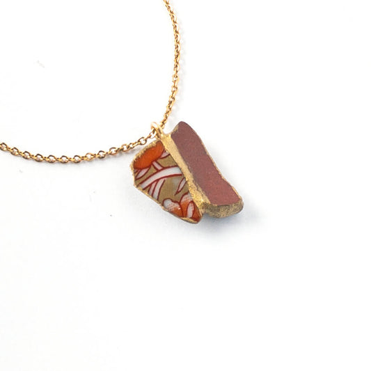 Yobitsugi Necklace-Kintsugi jewelry-Japanese pottery jewelry-JAPONICA