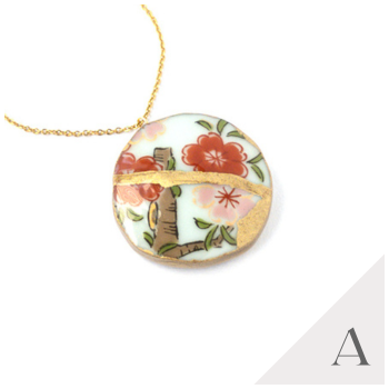Ware Necklace-Kintsugi jewelry-Japanese pottery jewelry-JAPONICA