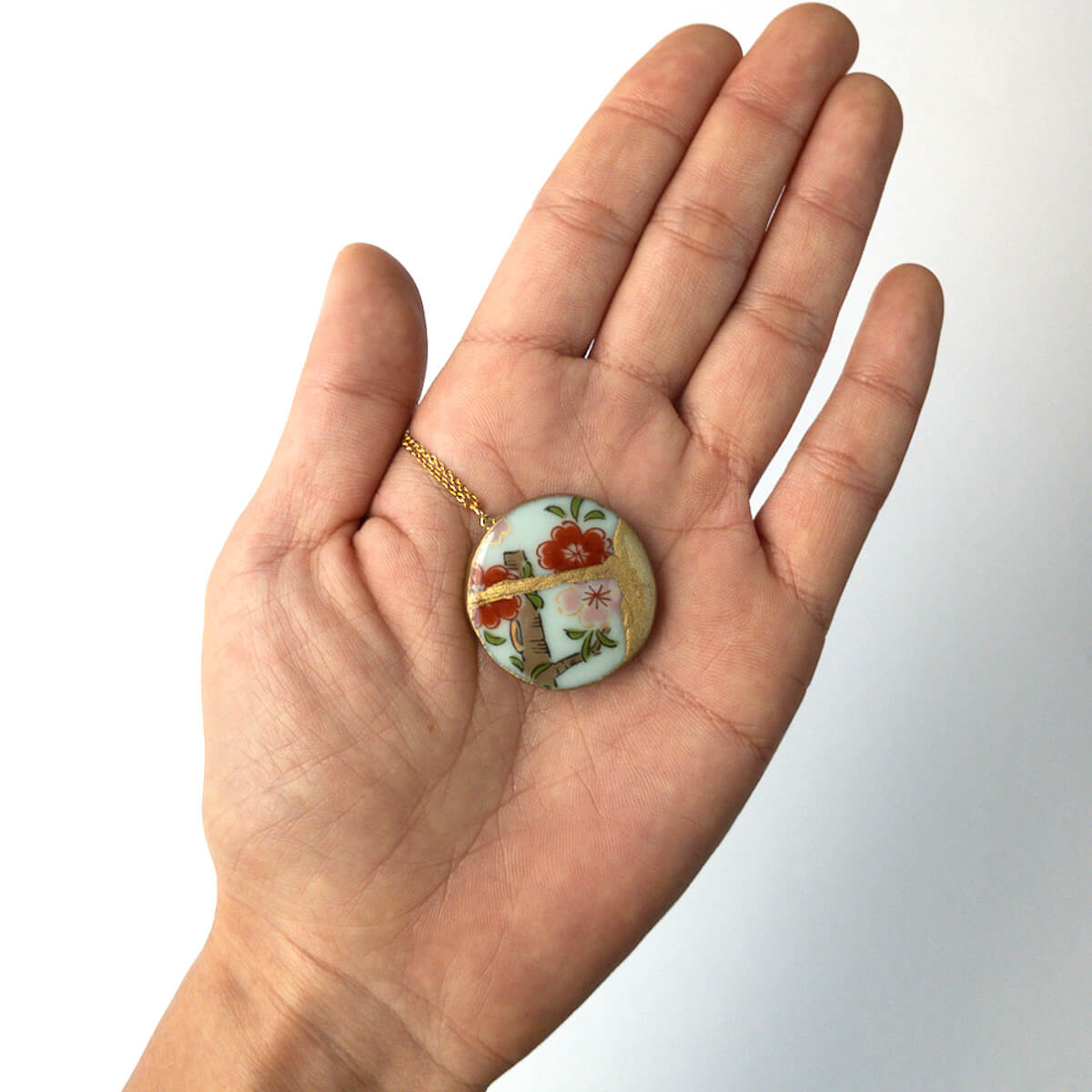Ware Necklace-Kintsugi jewelry-Japanese pottery jewelry-JAPONICA