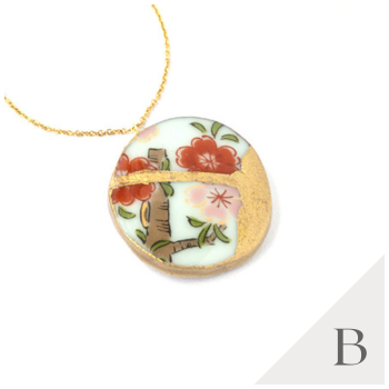 Ware Necklace-Kintsugi jewelry-Japanese pottery jewelry-JAPONICA