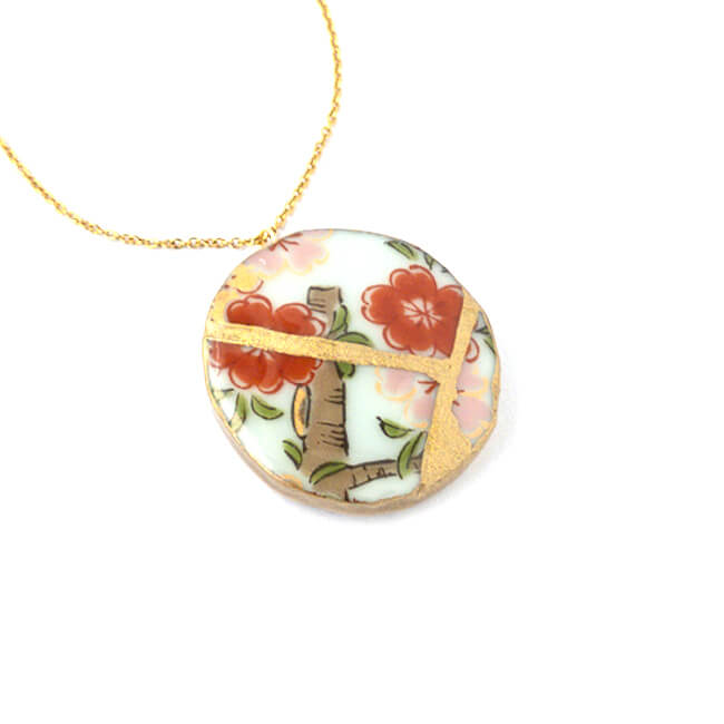 Ware Necklace-Kintsugi jewelry-Japanese pottery jewelry-JAPONICA