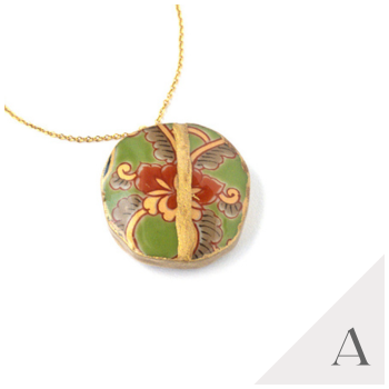 Ware Necklace-Kintsugi jewelry-Japanese pottery jewelry-JAPONICA