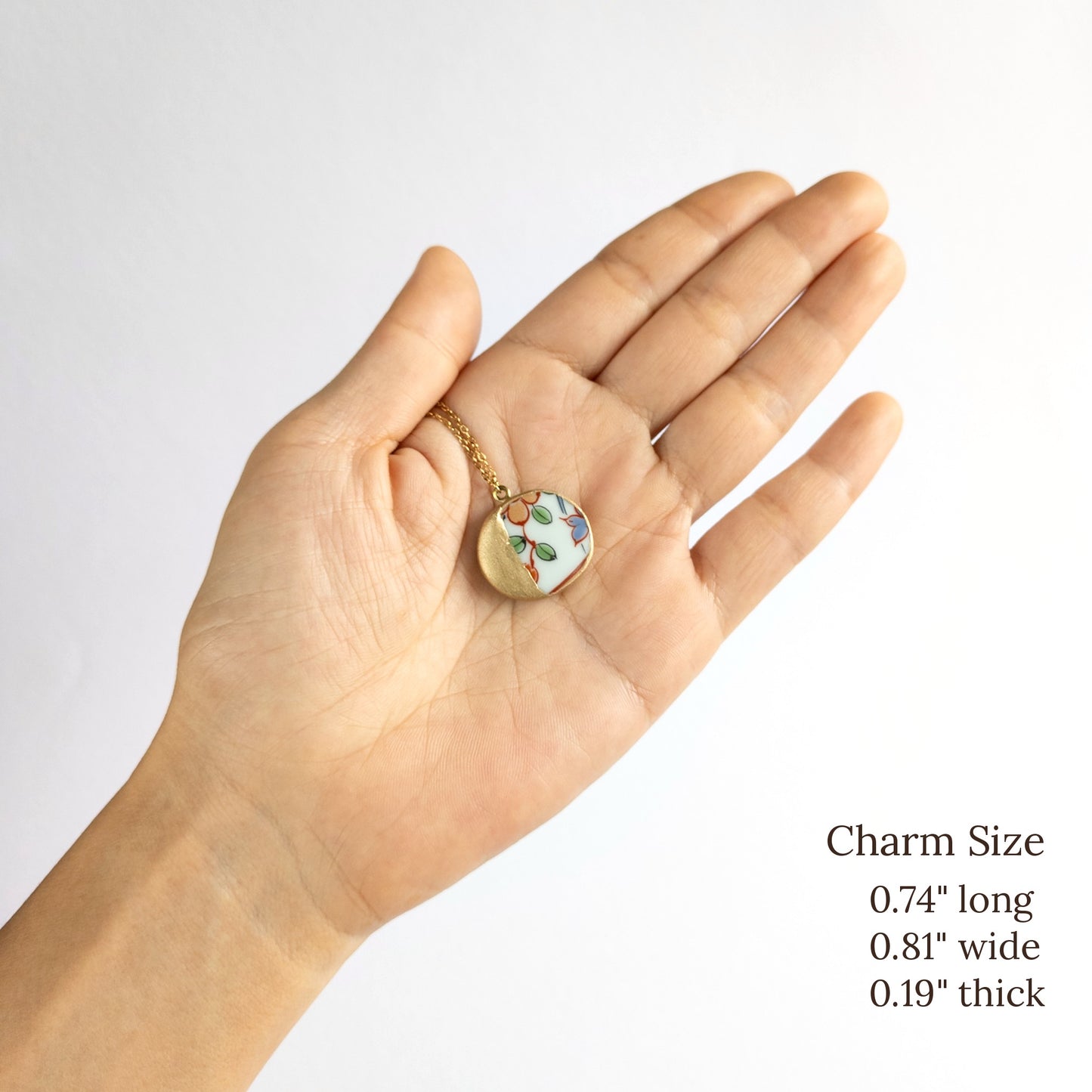 Kake Kintsugi Necklace - White Green