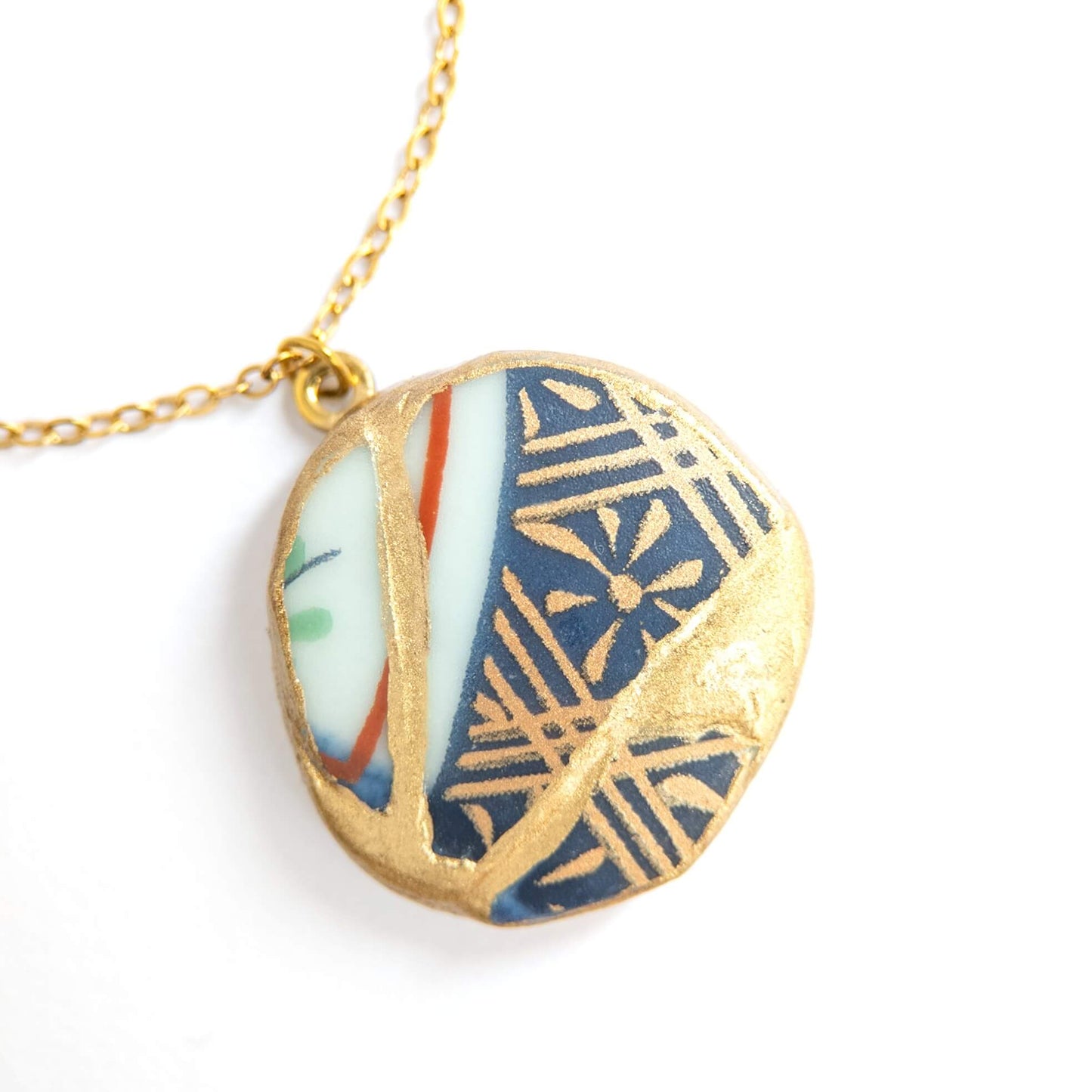Ware Kintsugi Necklace - Blue