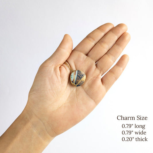 Ware Kintsugi Necklace - Blue