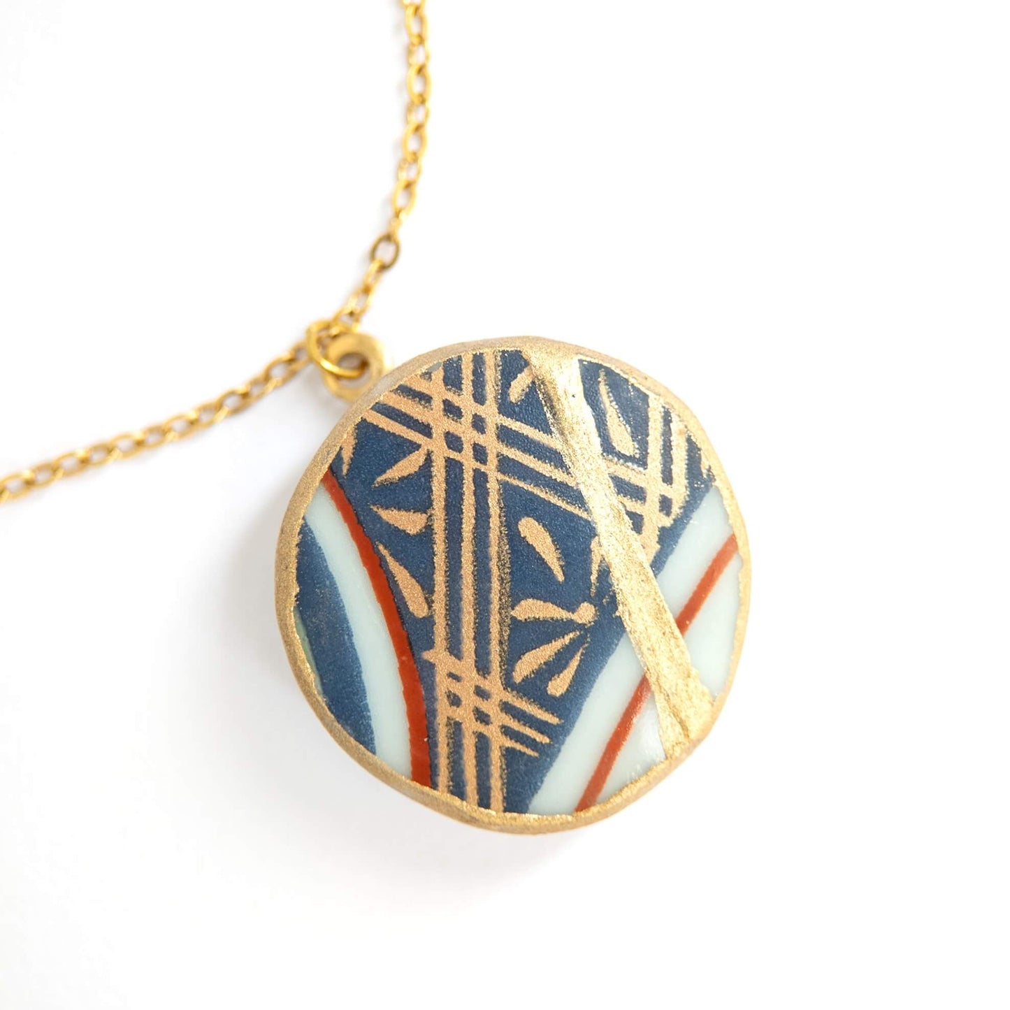 Ware Kintsugi Necklace - Blue