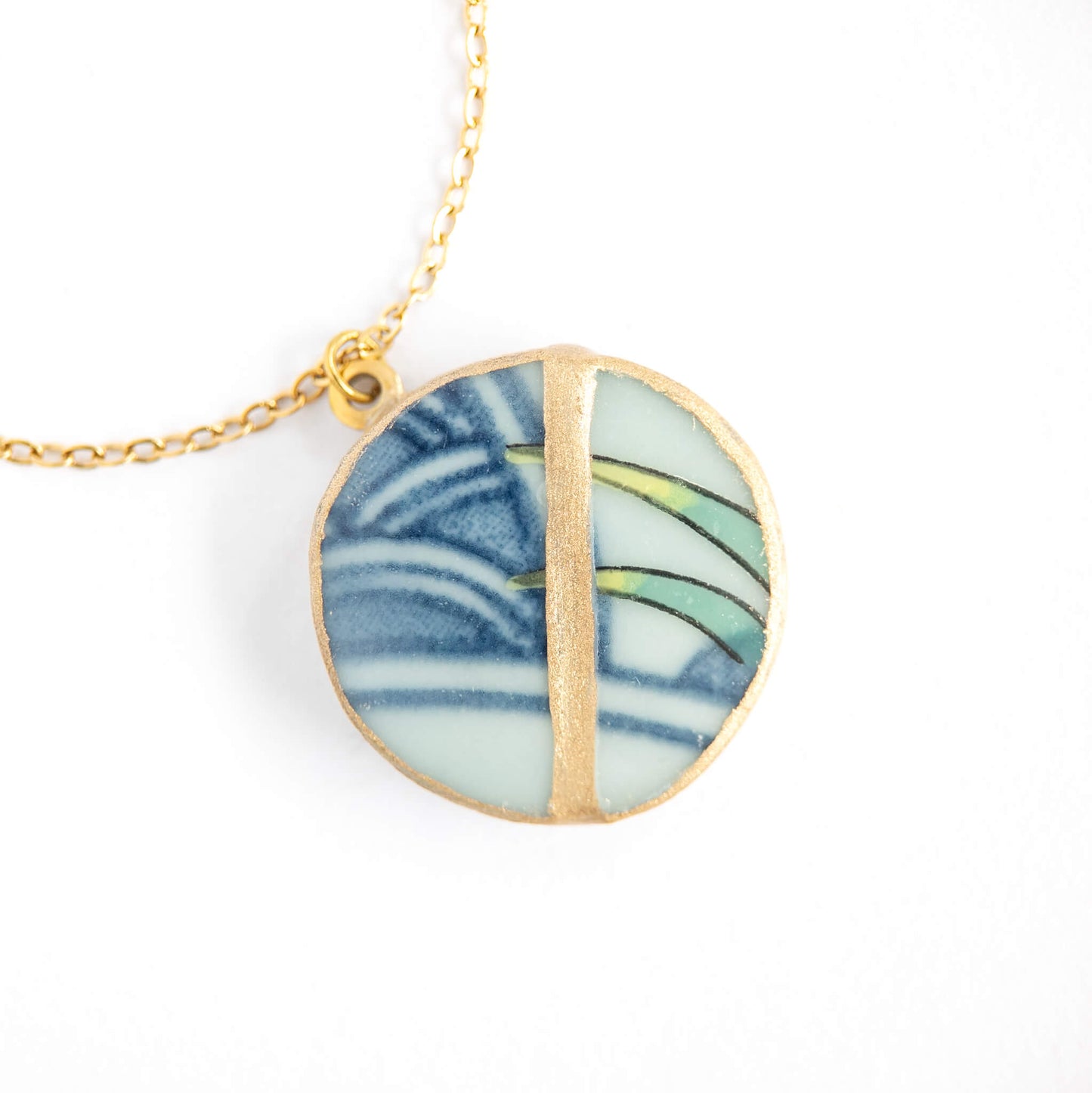Ware Kintsugi Necklace - Blue