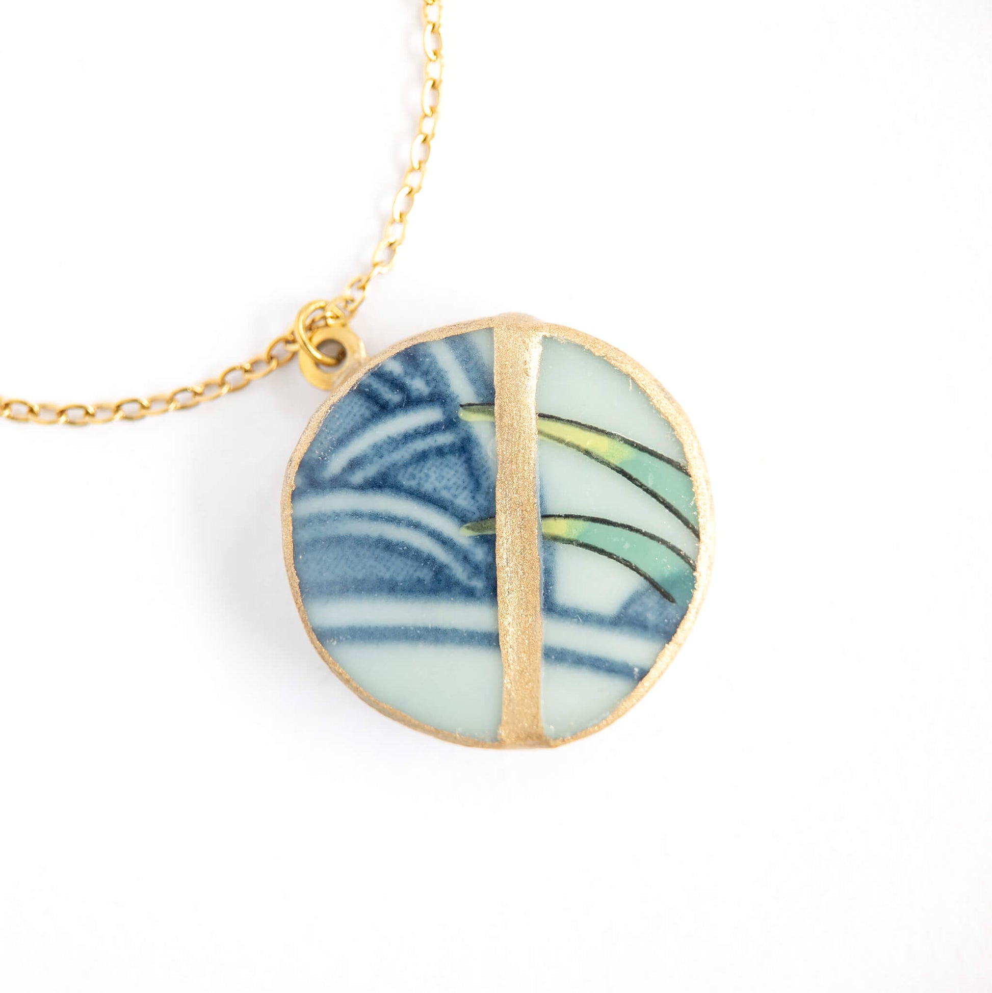Ware Kintsugi Necklace - Blue