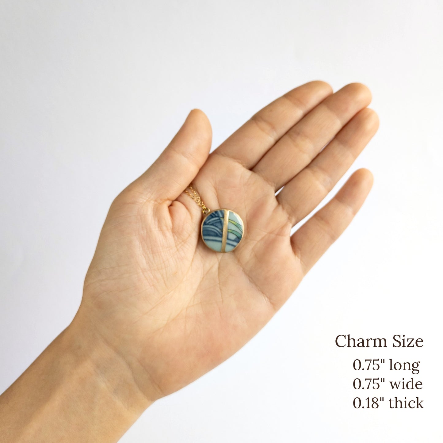 Ware Kintsugi Necklace - Blue