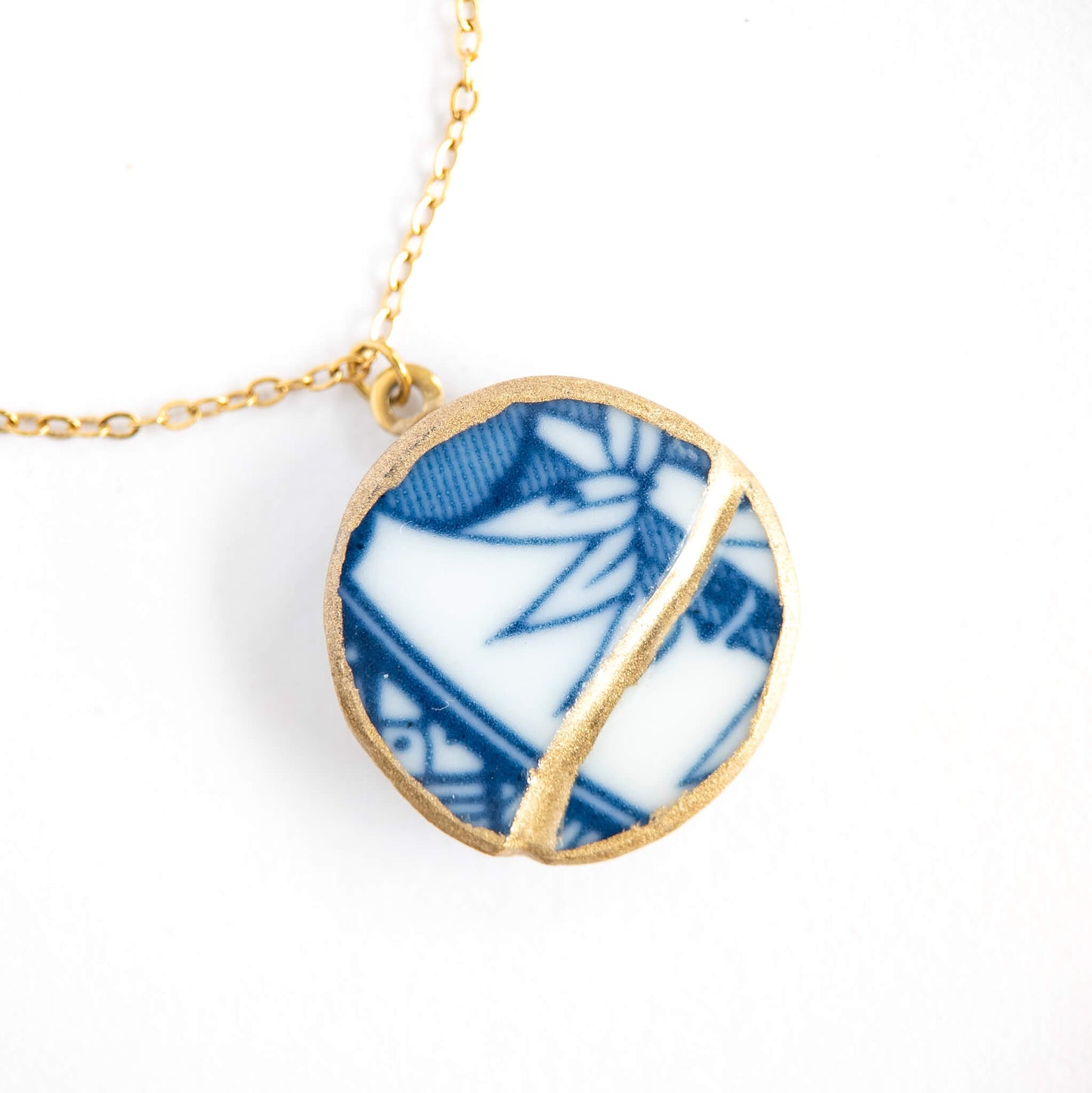 Ware Kintsugi Necklace - Blue