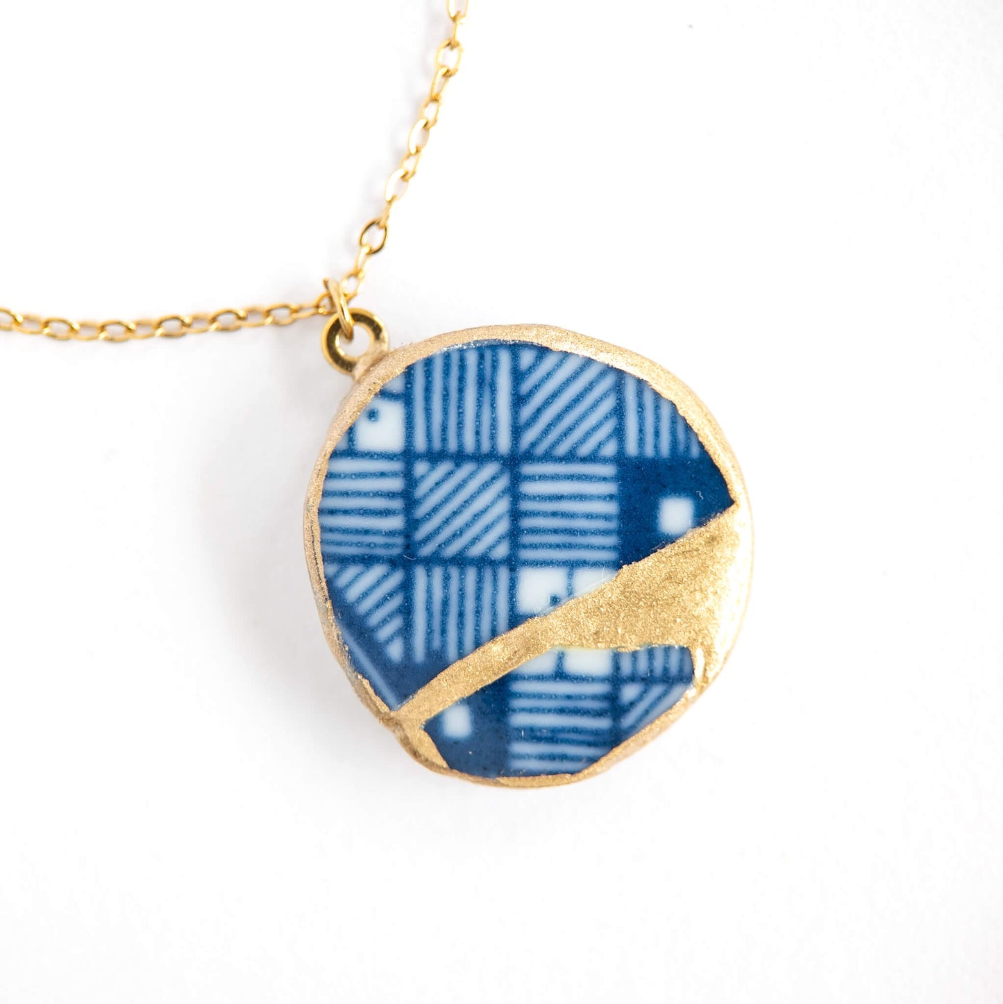 Ware Kintsugi Necklace - Blue