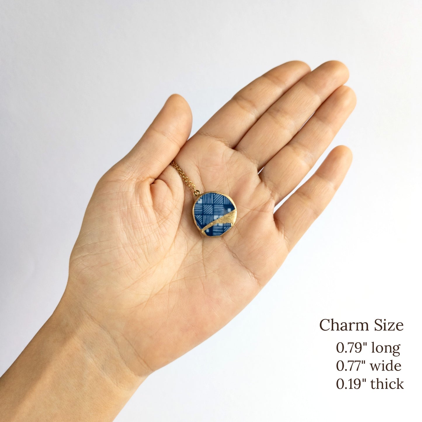 Ware Kintsugi Necklace - Blue