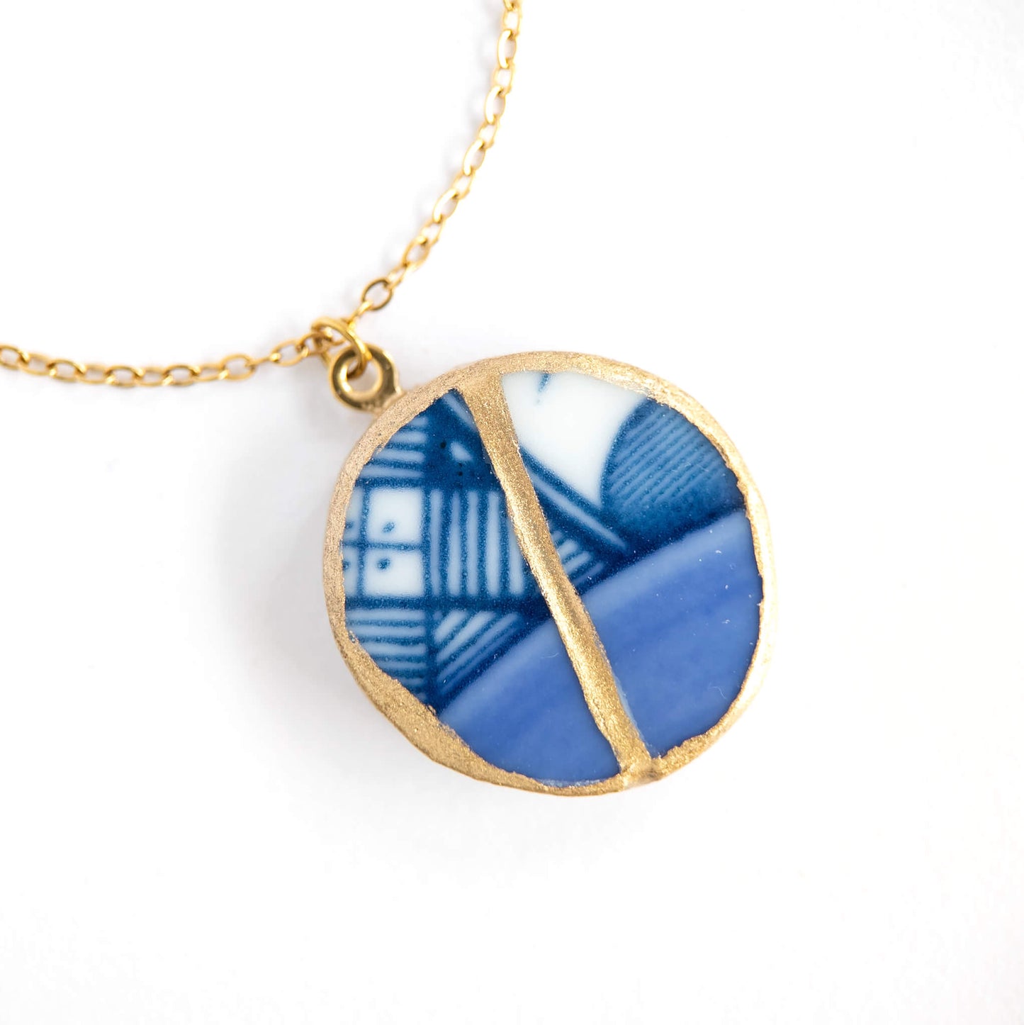 Ware Kintsugi Necklace - Blue