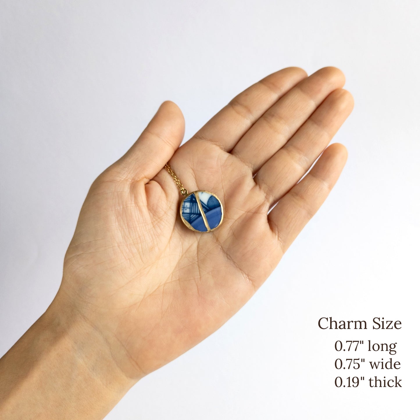 Ware Kintsugi Necklace - Blue