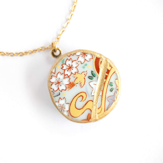 Ware Kintsugi Necklace - White Yellow