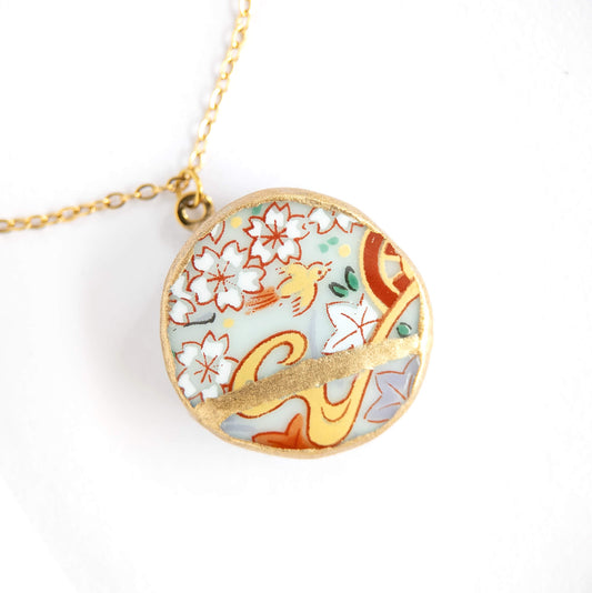 Ware Kintsugi Necklace - White Yellow