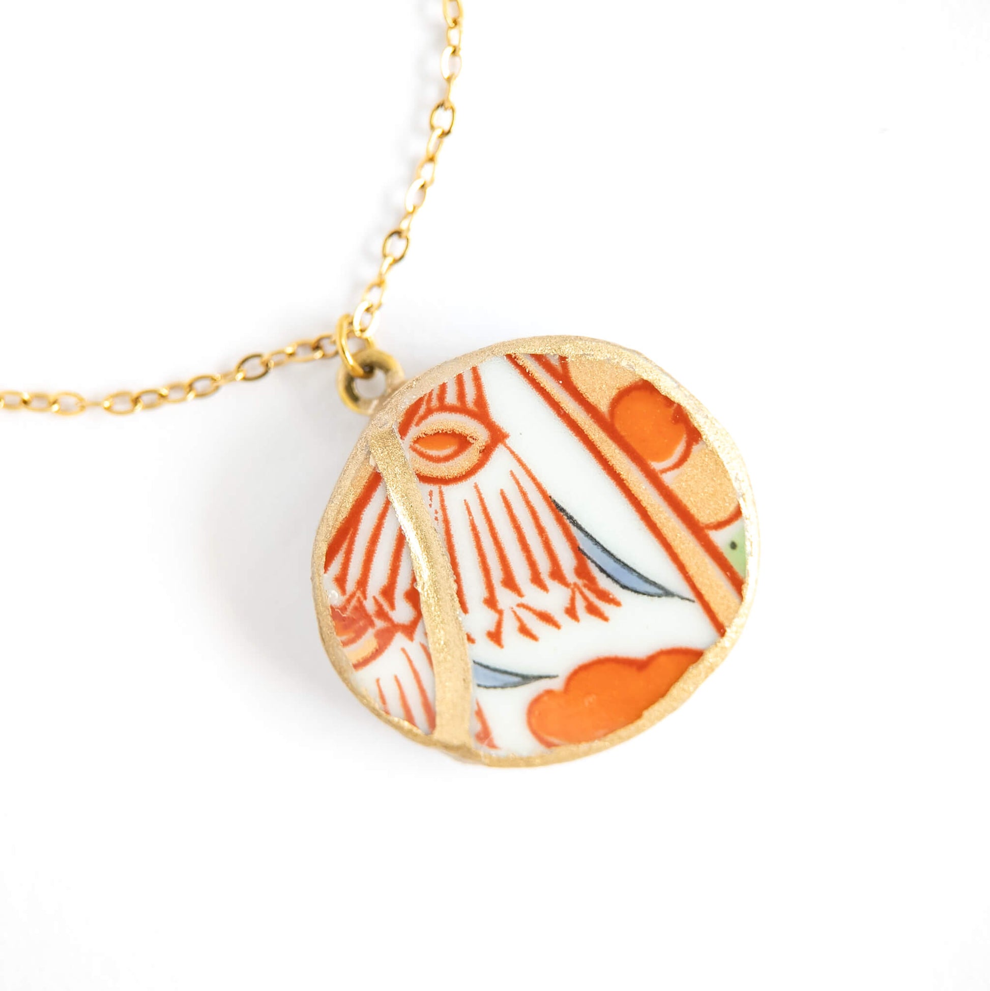 Ware Kintsugi Necklace - Orange