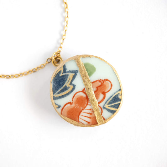 Ware Kintsugi Necklace - Red Blue