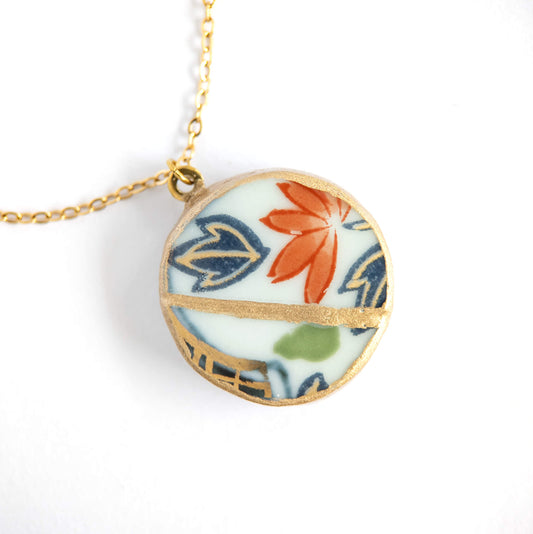Ware Kintsugi Necklace - Red Blue
