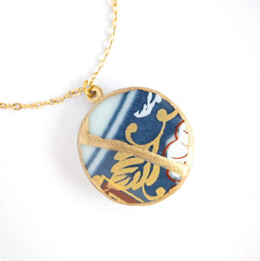 Ware Kintsugi Necklace - Blue
