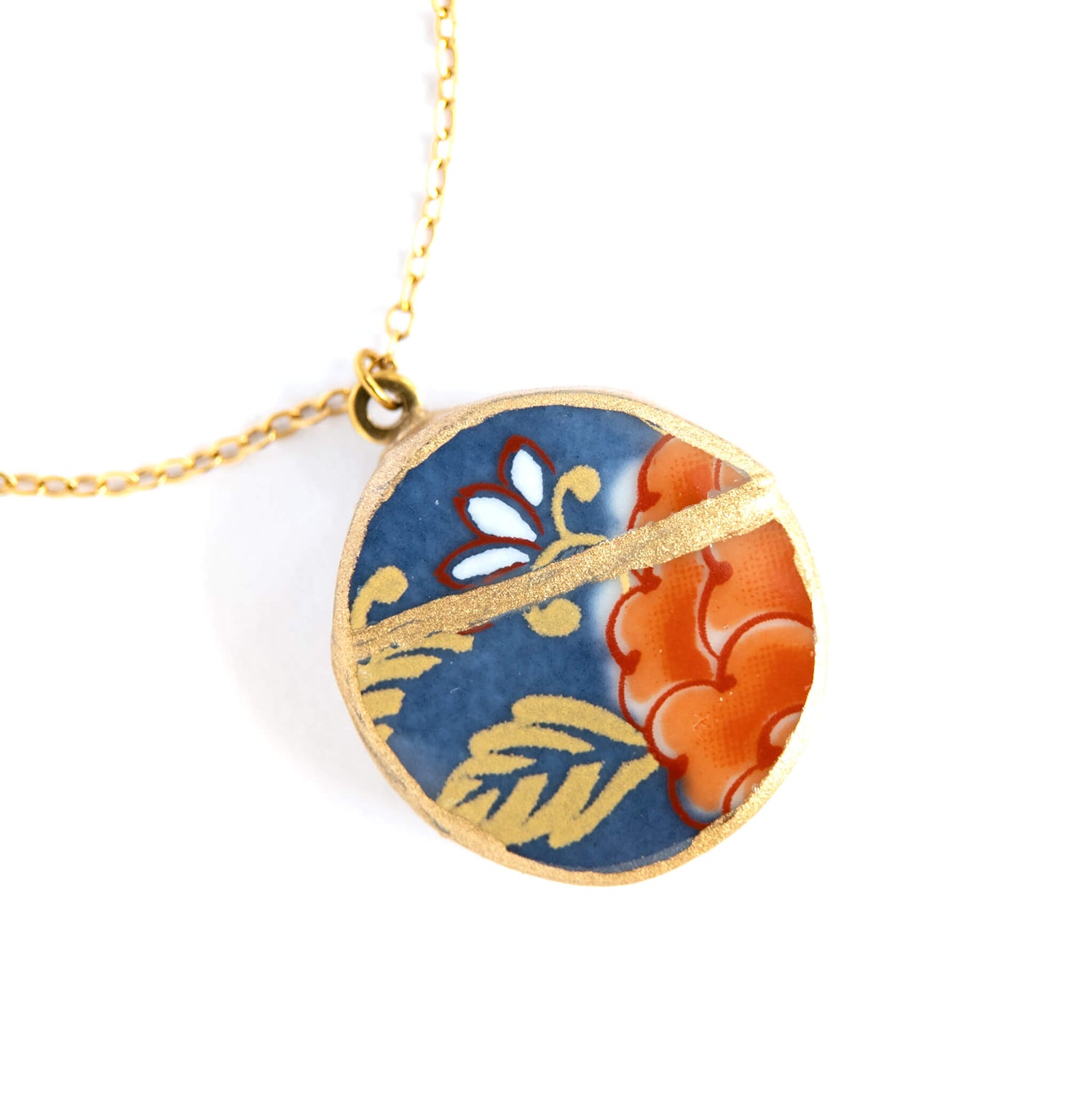 Ware Kintsugi Necklace - Blue Red