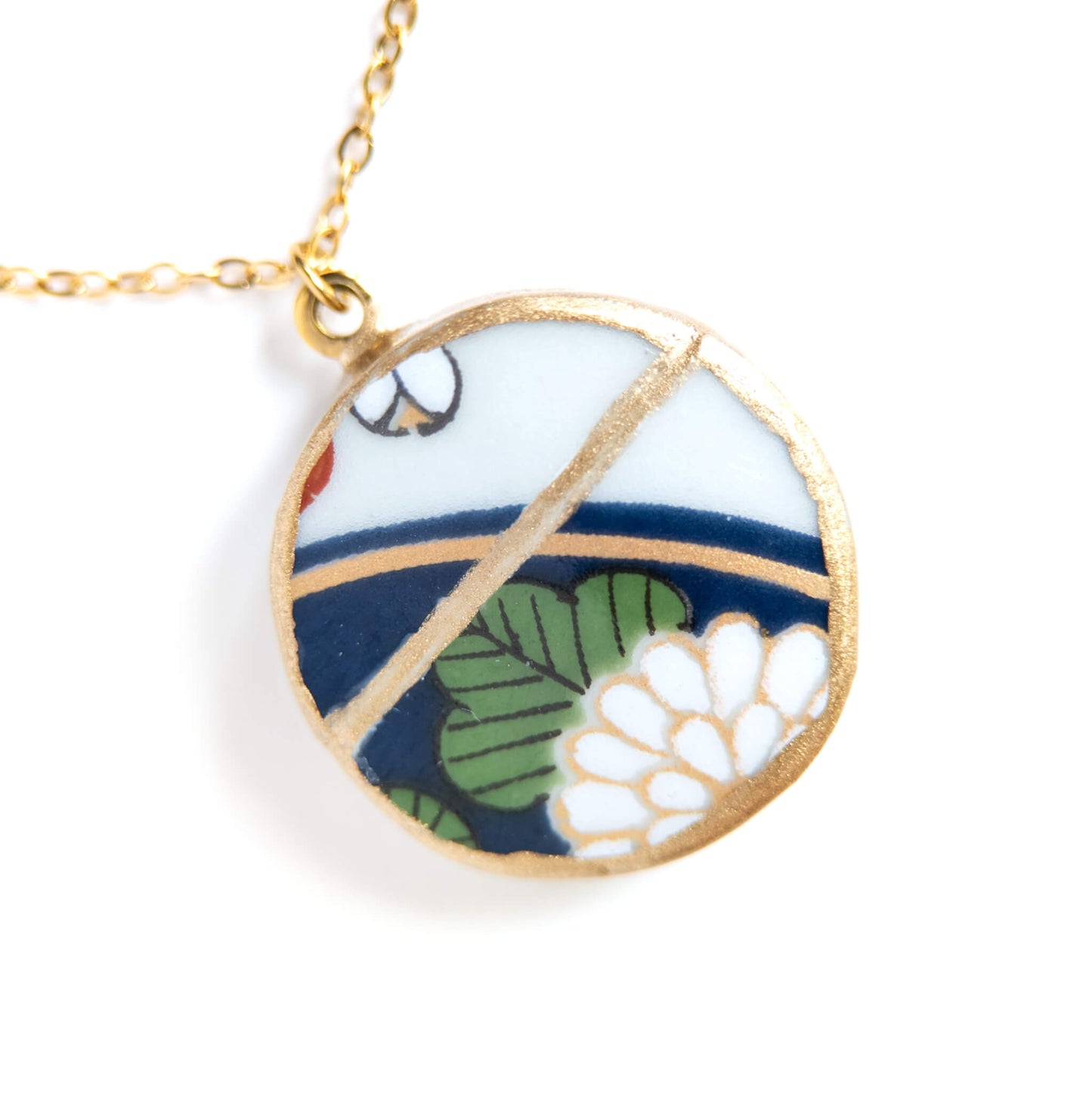 Ware Kintsugi Necklace - Blue White