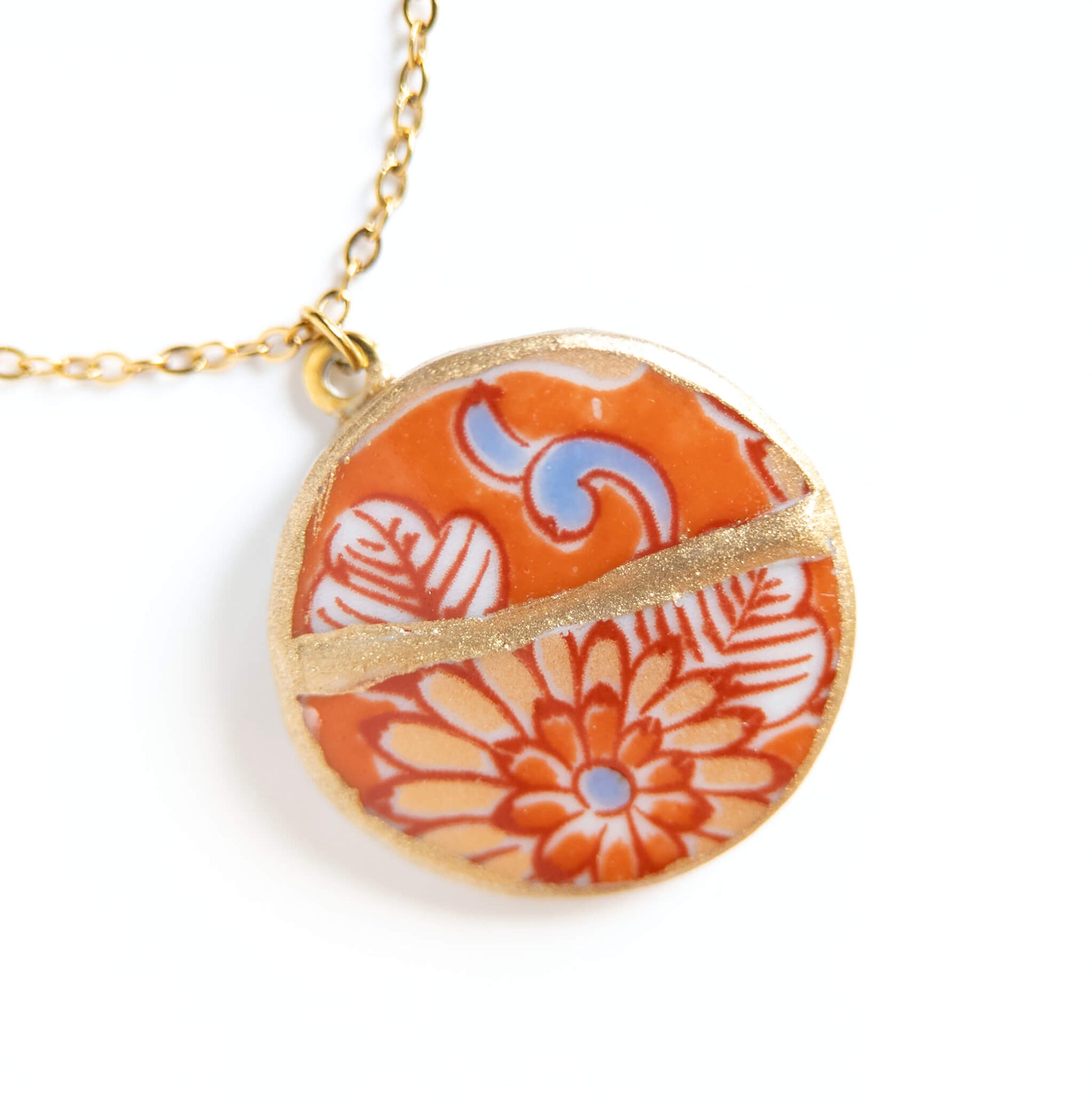 Ware Kintsugi Necklace - Orange