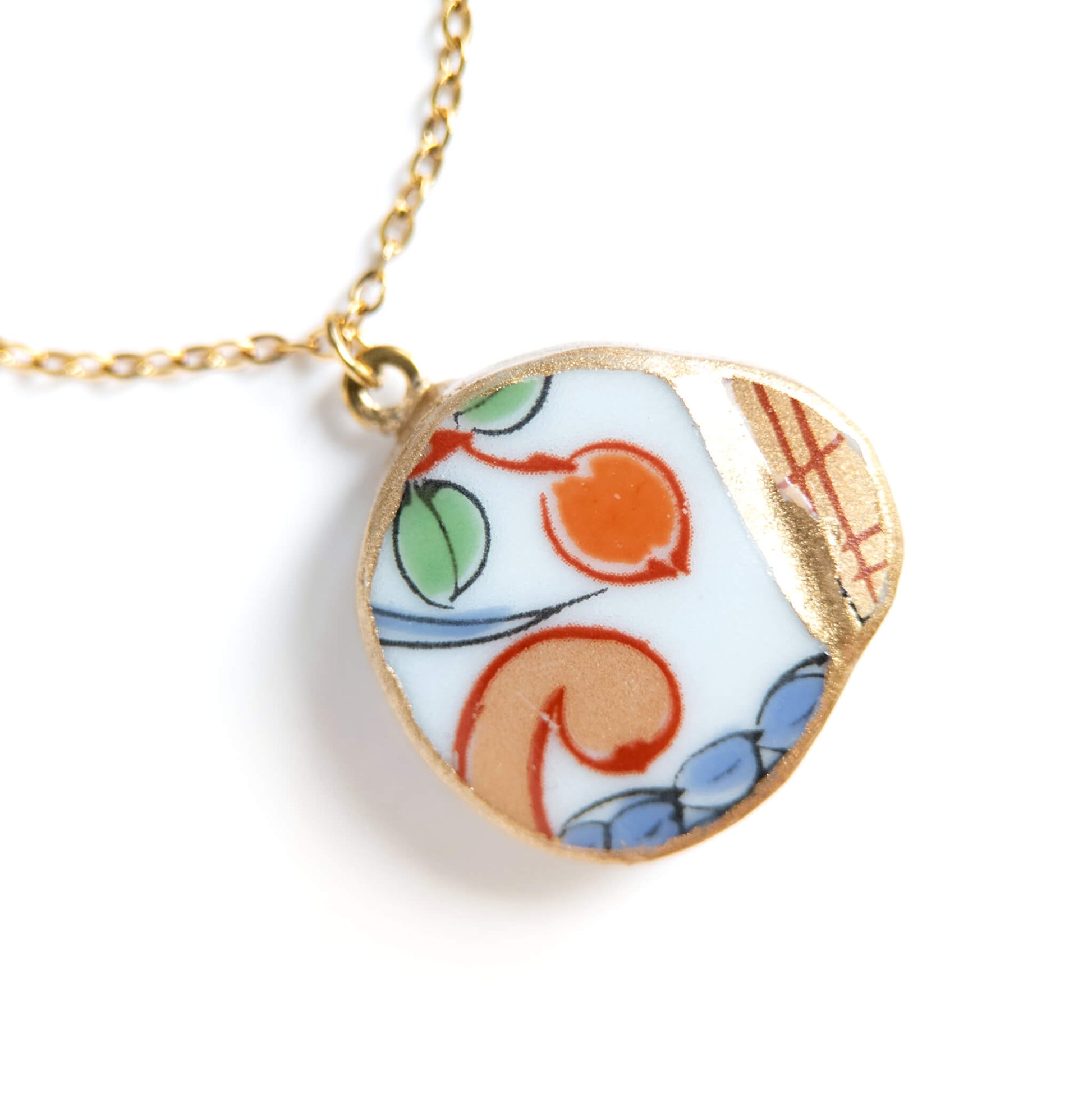 Yobitsugi Kintsugi Necklace - Yellow White