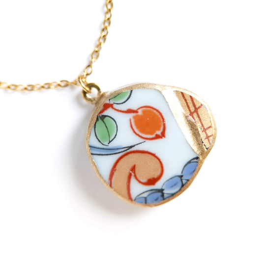 Yobitsugi Kintsugi Necklace - Yellow White