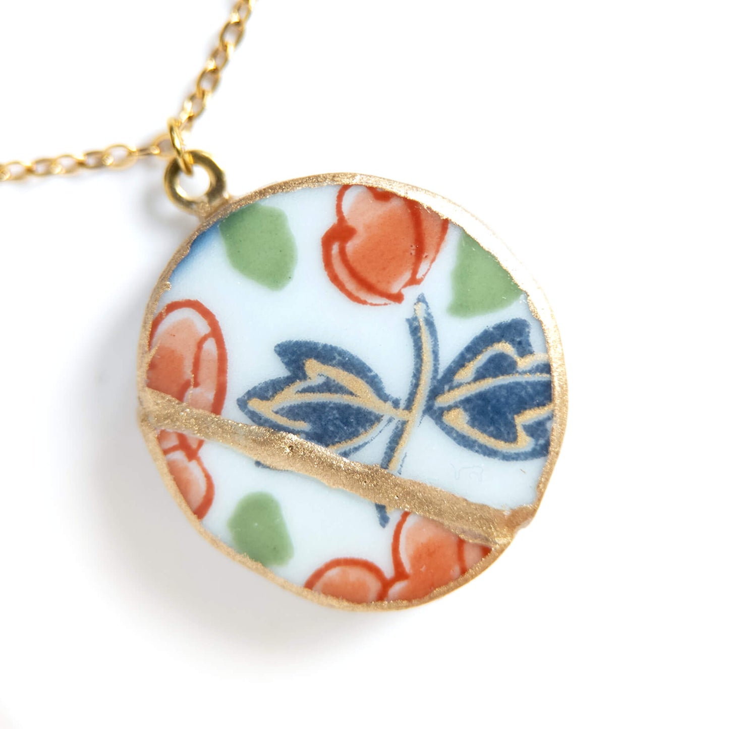 Ware Kintsugi Necklace - Blue Red