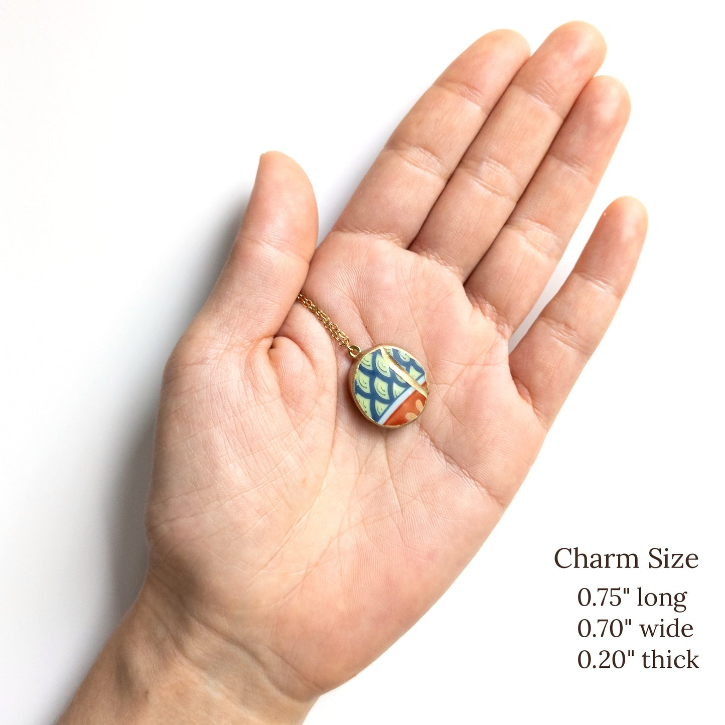 Ware Kintsugi Necklace - Blue Red
