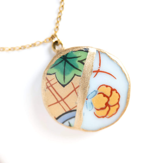 Yobitsugi Kintsugi Necklace - Yellow White