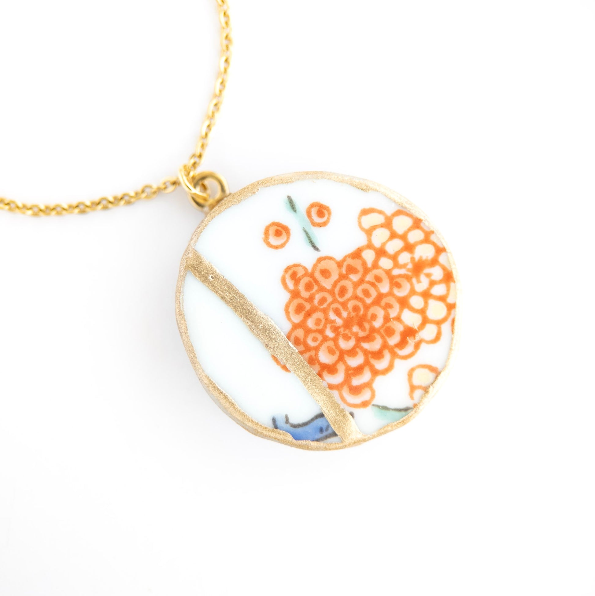 Ware Kintsugi Necklace - White Pink