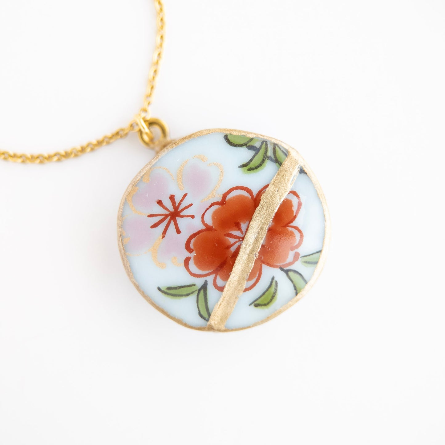 Ware Kintsugi Necklace - Pink Red