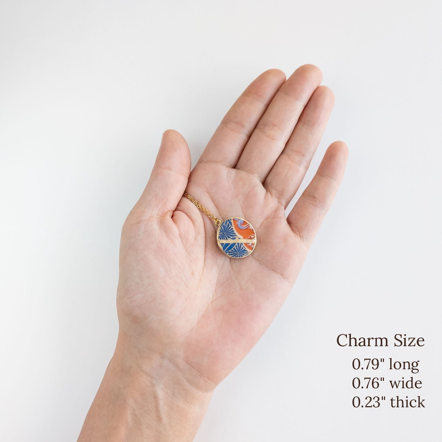 Ware Kintsugi Necklace - Blue Orange