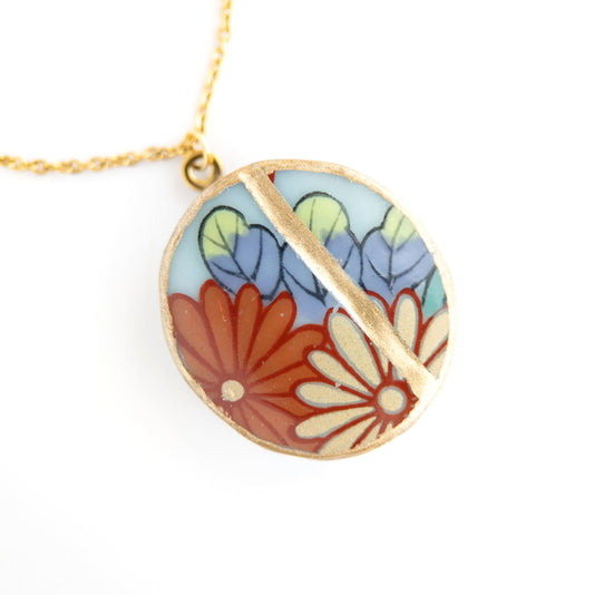 Ware Kintsugi Necklace - Red Yellow