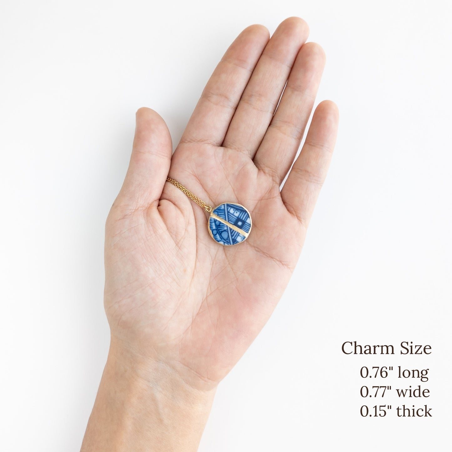 Ware Kintsugi Necklace - Blue